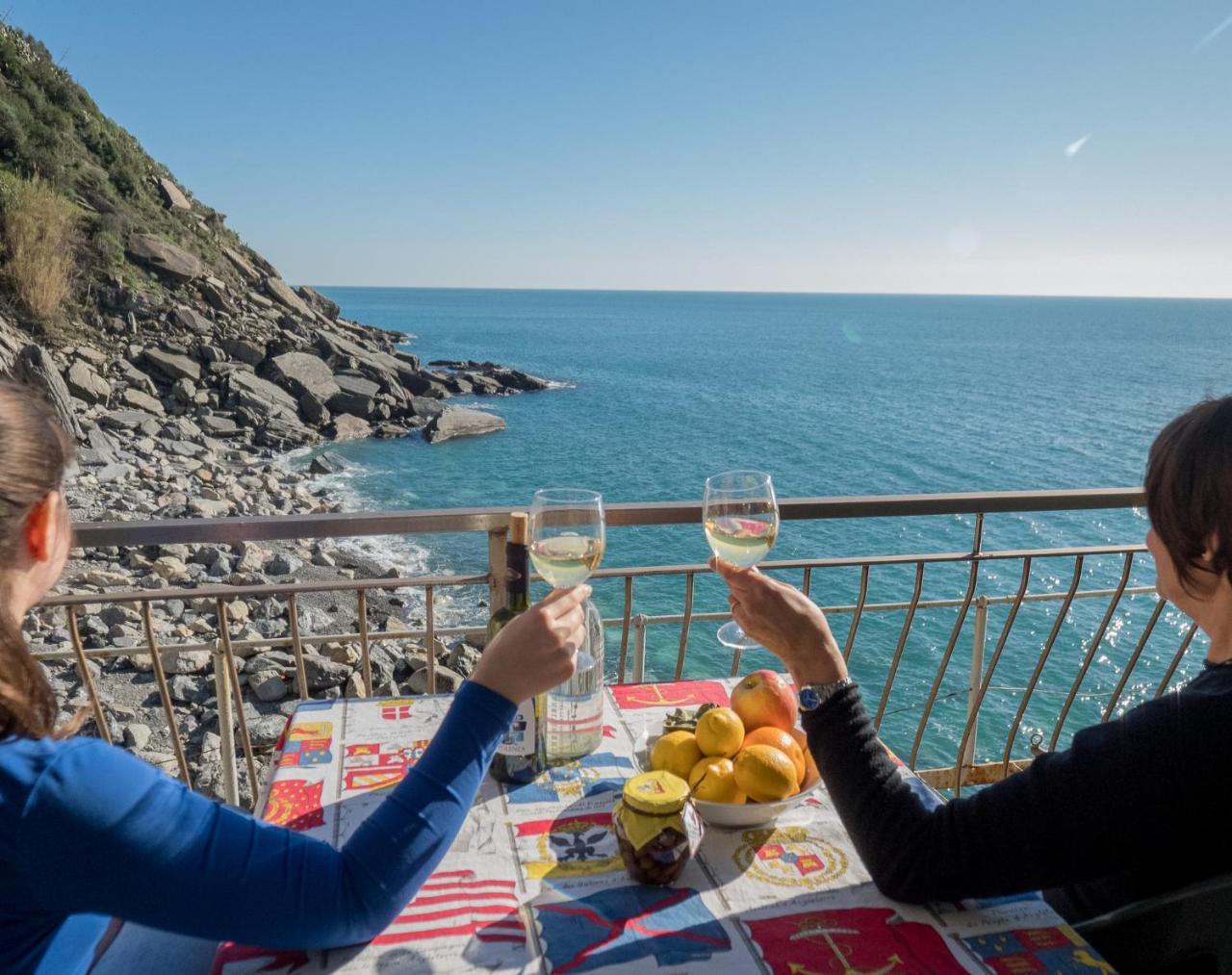 Unda De Ma Sea View Terrace Apartment Vernazza Zewnętrze zdjęcie